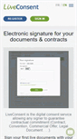 Mobile Screenshot of liveconsent.com